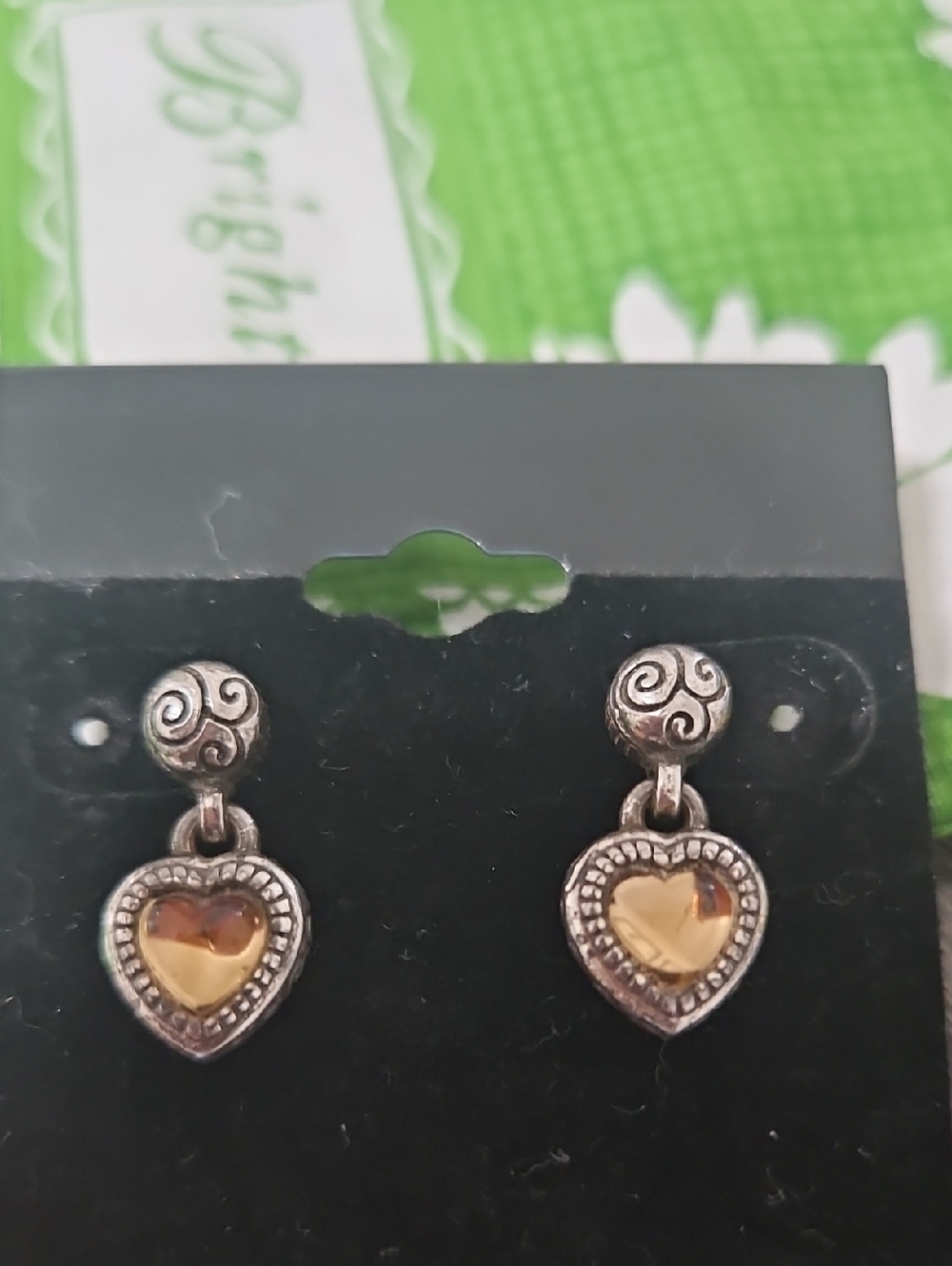 Brighton Duchess Topaz Heart Earrings